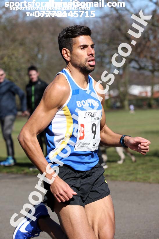 Senior mens Northern 12 Stage Road Relay Champs., Birkenhead Park. Photo: David T. Hewitson/Sports for All Pics